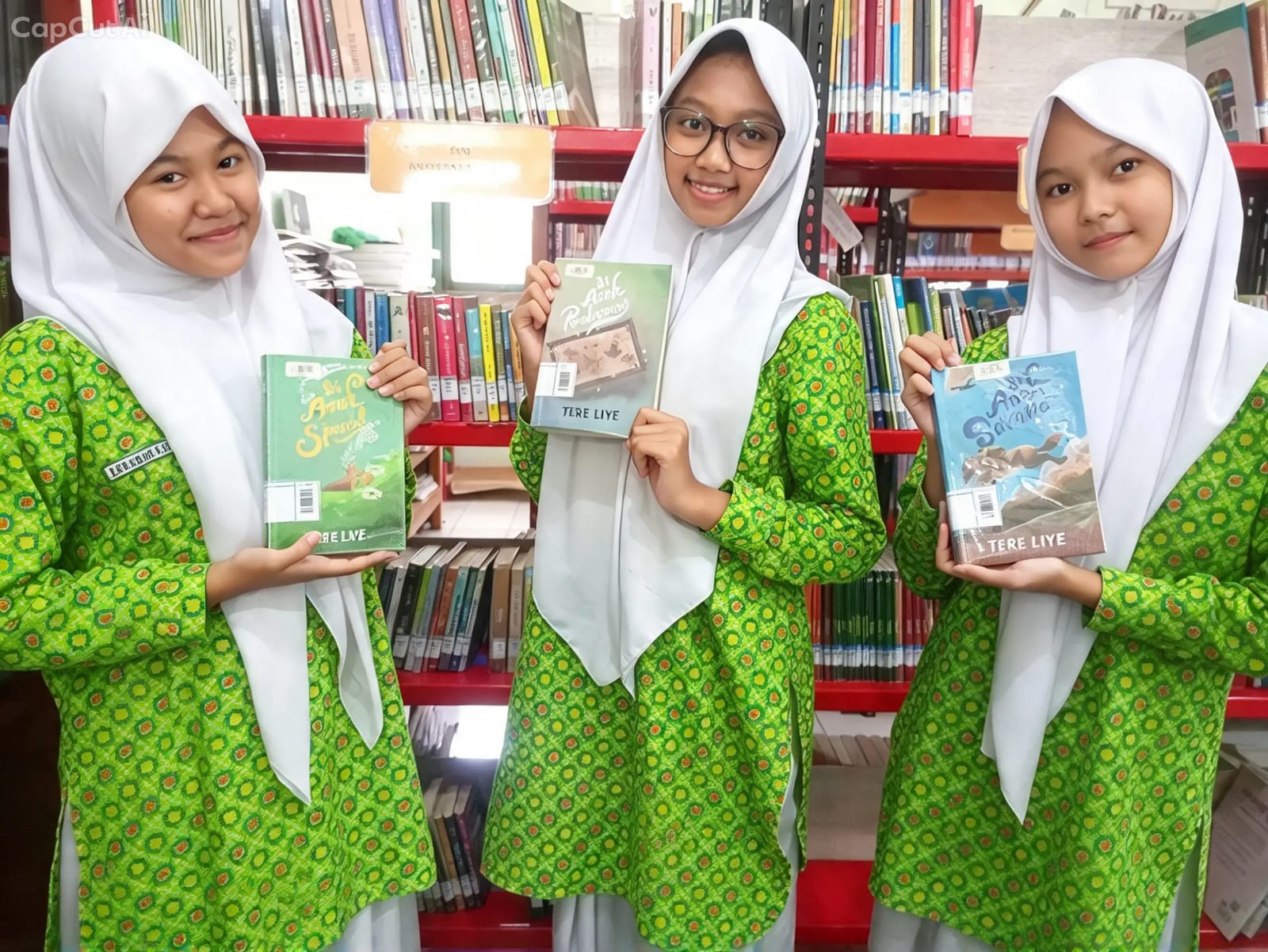 Novel Tere Liye Jadi Koleksi Terpopuler di Perpustakaan MTsN 6 Kulon Progo
